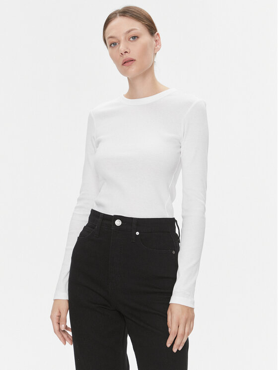 Calvin Klein Calvin Klein Blúz K20K206048 Fehér Regular Fit