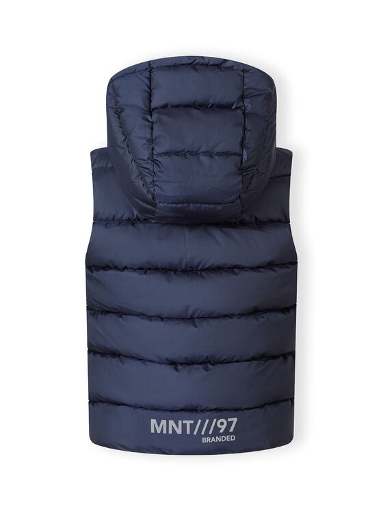 minoti minoti Kamizelka 33GILET504 Granatowy Regular Fit