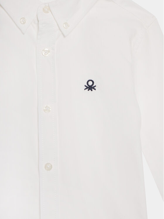 United Colors Of Benetton United Colors Of Benetton Сорочка 54AZCQ00R Білий Regular Fit
