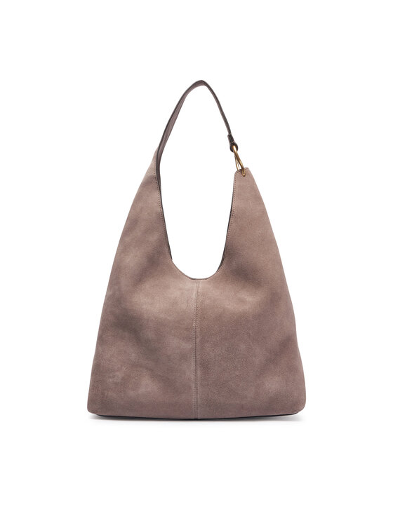 Calvin Klein Calvin Klein Ročna torba Slouchy Suedelarge Shoulder Bag LV04F3690G Rjava