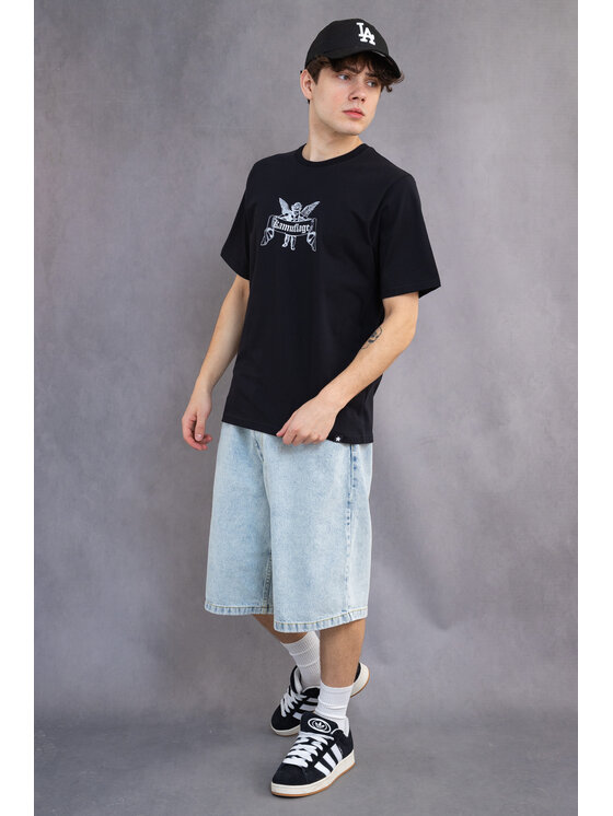 Kamuflage Kamuflage T-Shirt Hellfire Czarny Oversize