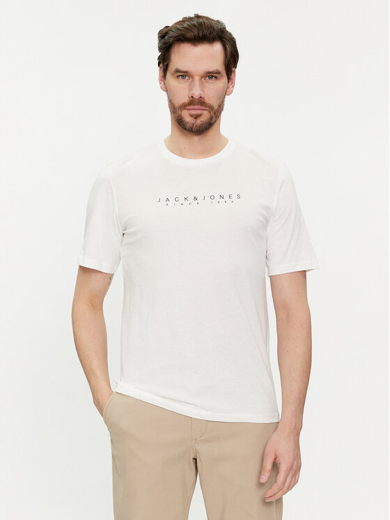Jack&Jones Jack&Jones T-shirt Setra 12247985 Bijela Standard Fit