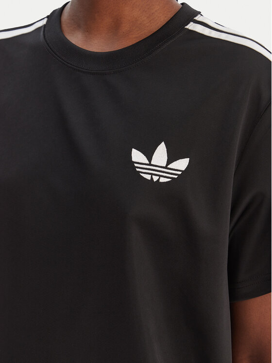 adidas adidas Tričko Firebird KD5574 Čierna Loose Fit