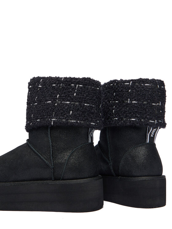 KARL LAGERFELD KARL LAGERFELD Sniego batai Thermo KL48552 Juoda