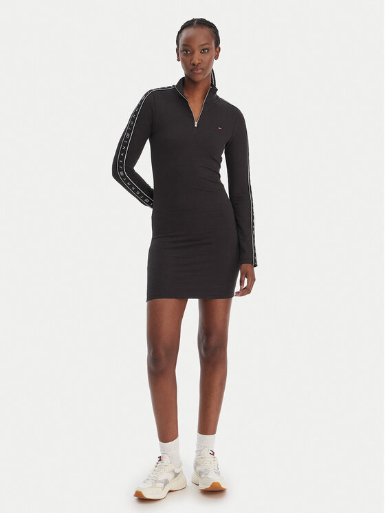 Tommy Jeans Tommy Jeans Kasdieninė suknelė DW0DW22529 Juoda Regular Fit