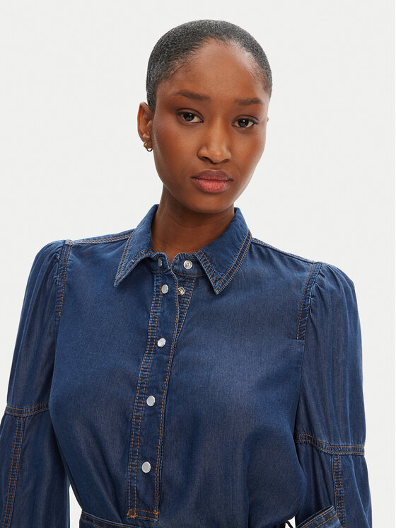 Munthe Munthe Farmering Pikine 252101525207 Kék Regular Fit