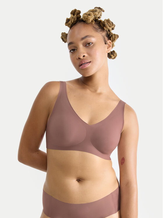 Sloggi Sloggi Σουτιέν χωρίς μπανέλα Zero Feel 10217728 Καφέ