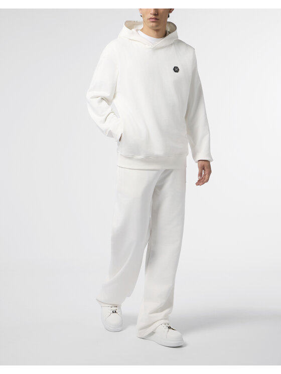 PHILIPP PLEIN PHILIPP PLEIN Mikina 29833 Bílá Regular Fit