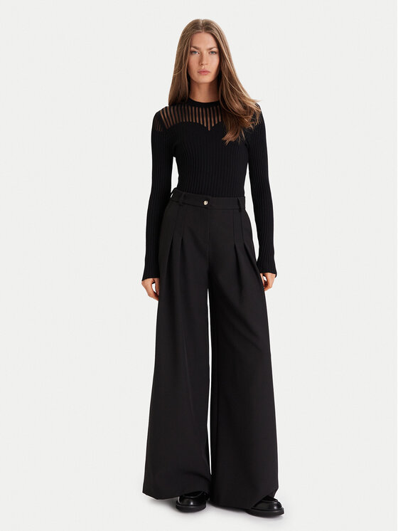 Morgan Morgan Džemper 252-MAMDO Crna Slim Fit