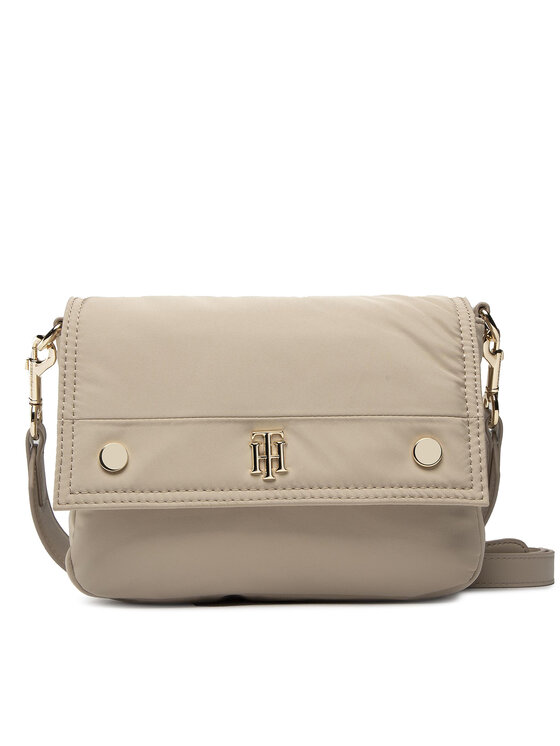 Tommy Hilfiger Tommy Hilfiger Дамска чанта My Tommy Shoulder Bag AW0AW12015 Бежов