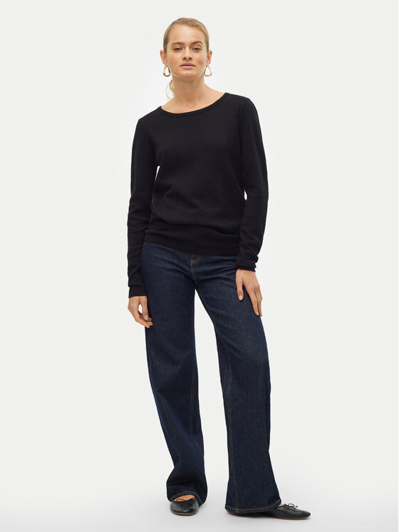 Vero Moda Vero Moda Pulover Care 10136644 Črna Regular Fit