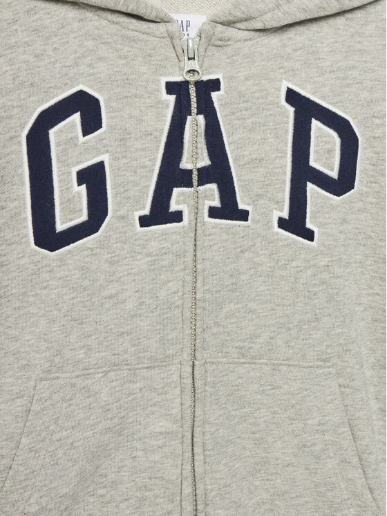 Gap Gap Mikina 743966-03 Šedá Regular Fit
