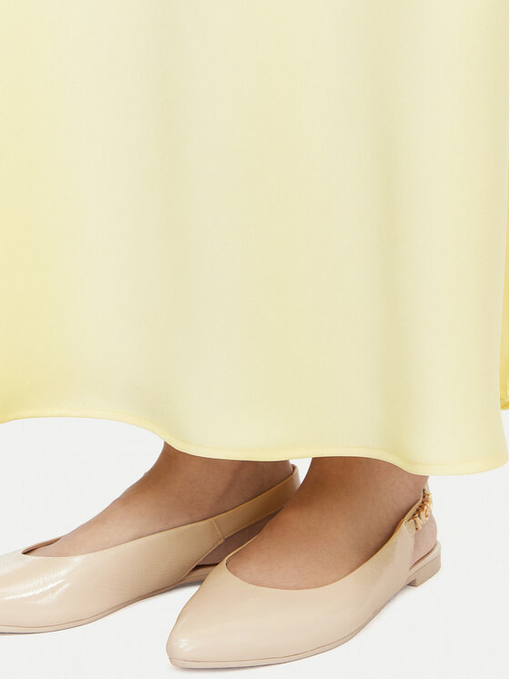 Vero Moda Vero Moda Spódnica maxi Livia 10350079 Żółty jasny Regular Fit