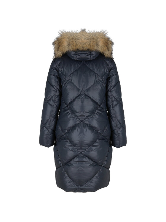Perso Perso Kurtka damska BLH220039FXF Granatowy Regular Fit
