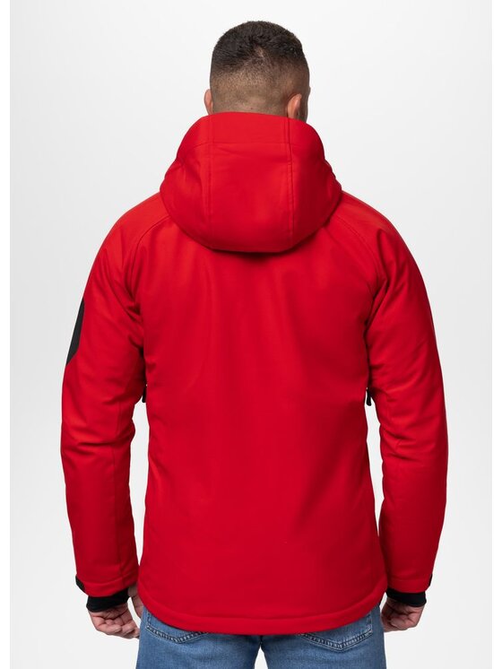 PITBULL PITBULL Kurtka przejściowa ROCKFISH Czerwony Regular Fit