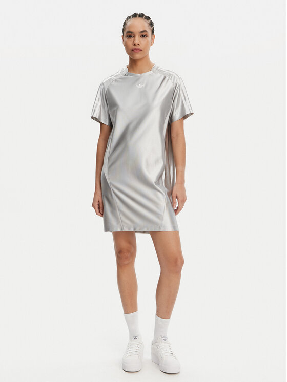 adidas adidas Rochie de zi adicolor Teamgeist JD0262 Gri Loose Fit