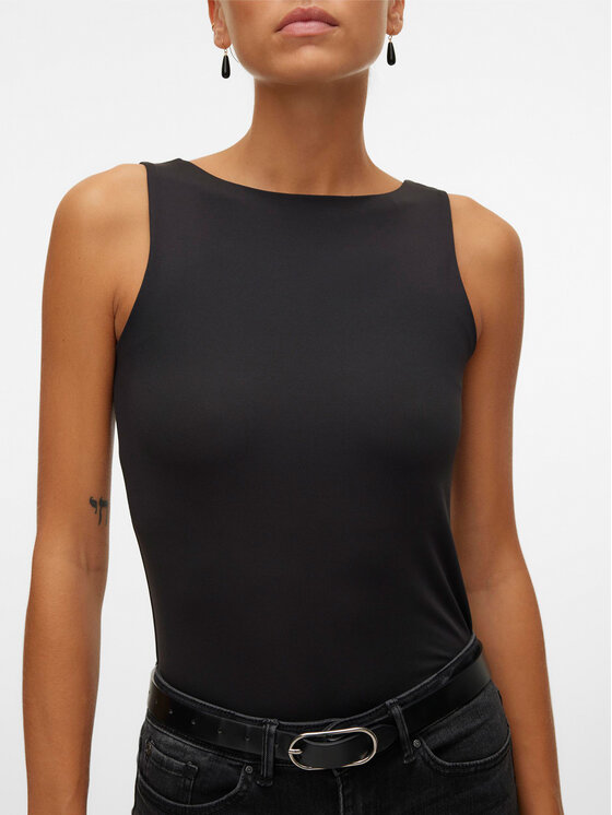 Vero Moda Vero Moda Marškinėliai Million 10305800 Juoda Regular Fit