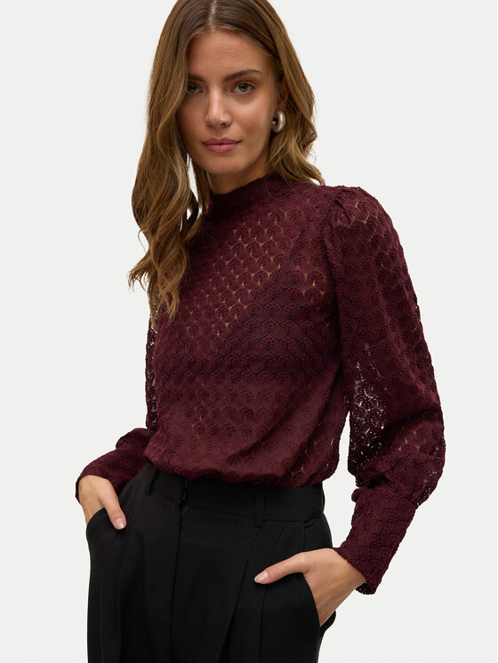 Vero Moda Vero Moda Majica Becca 10302894 Ljubičasta Regular Fit