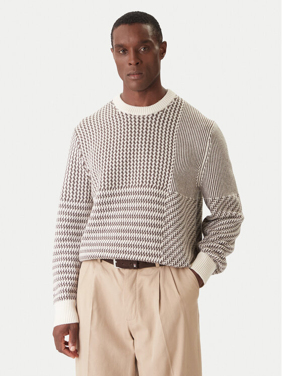 Calvin Klein Calvin Klein Svetr LV04LD306G Béžová Regular Fit