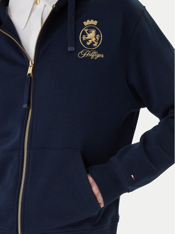 Tommy Hilfiger Tommy Hilfiger Bluză WW0WW46126 Bleumarin Regular Fit