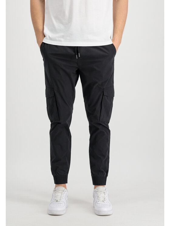 Alpha Industries Alpha Industries Joggery Nylon Cargo Jogger Czarny Slim Tapered Fit