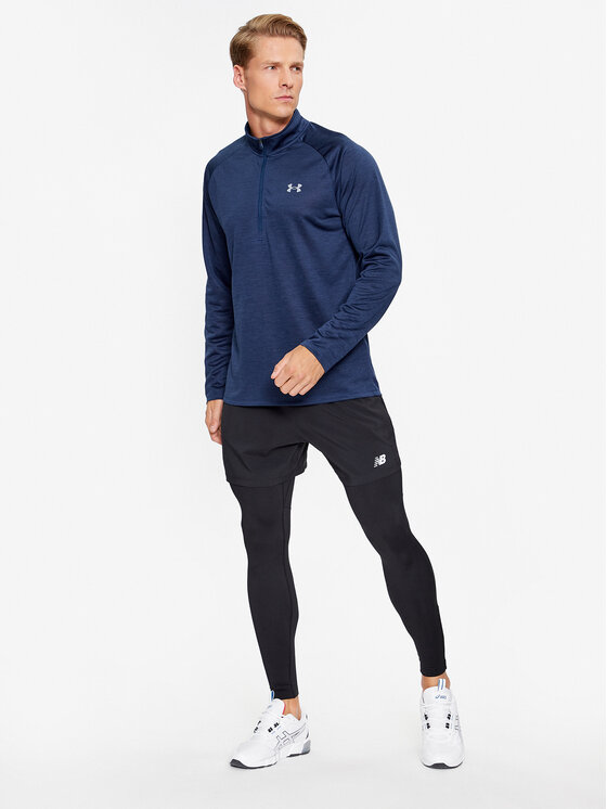 Under Armour Under Armour Marškinėliai ilgomis rankovėmis Ua Tech 2.0 1/2 Zip 1328495 Mėlyna Loose Fit
