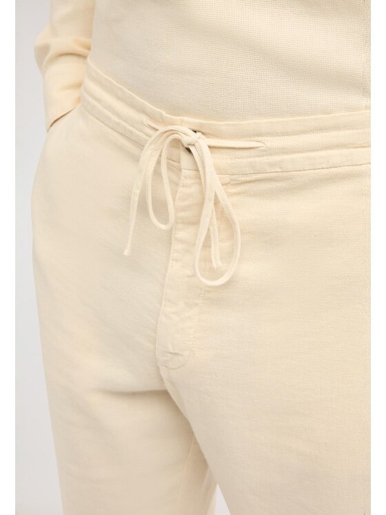 Trussardi Trussardi Spodnie materiałowe P740M000210N025 Biały Regular Fit