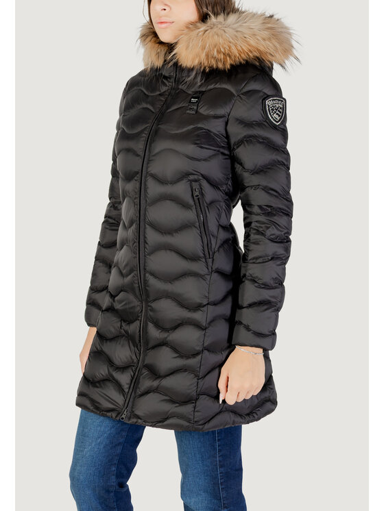 Blauer Blauer Trench LYNEL Nero Casual Fit