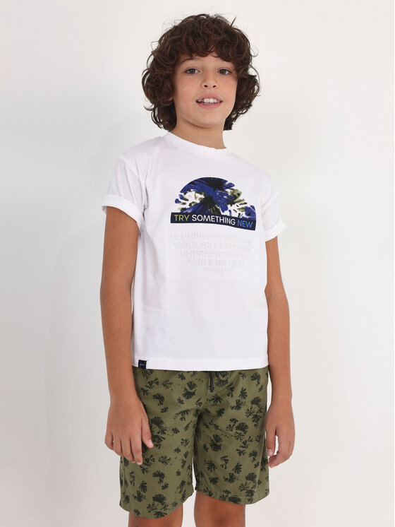 Pantaloncini di tessuto 6262 Bianco