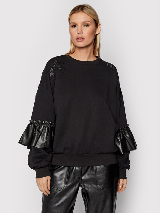 Felpa Fisko PGA21689FE Nero Relaxed Fit