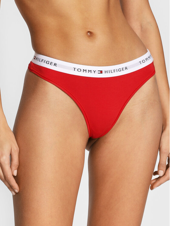Tommy Hilfiger Tommy Hilfiger Chilot tanga UW0UW03835 Roșu