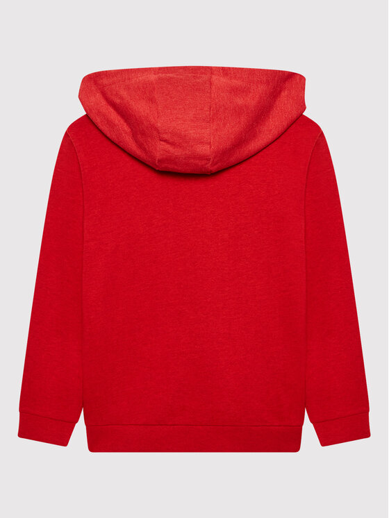 Felpa H2YJ02 K8640 Rosso Regular Fit
