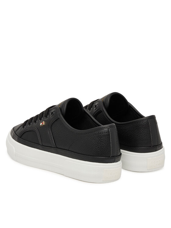 Tommy Hilfiger Tommy Hilfiger Tossud Platform Vulc Piping Ltr FW0FW09393 Must