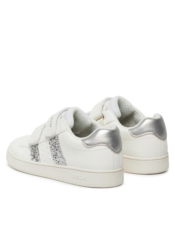 Geox Geox Sneakersy J Eclyper Girl J45LRA 000BC C0007 S Biały