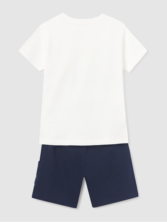 Mayoral Mayoral Komplet t-shirt i spodenki 6654 Kolorowy