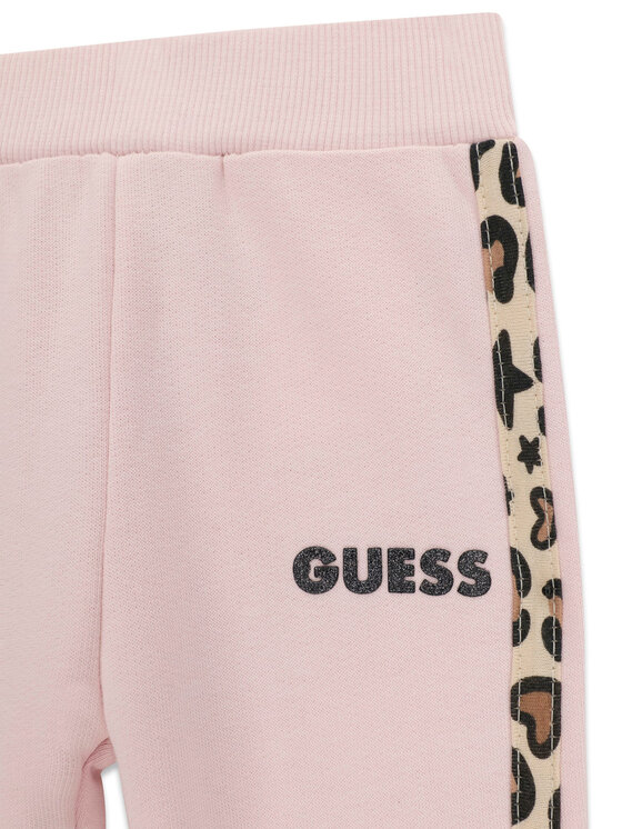 Guess Guess Παντελόνι φόρμας K6BB03 K5886 Ανοιχτό ροζ Regular Fit