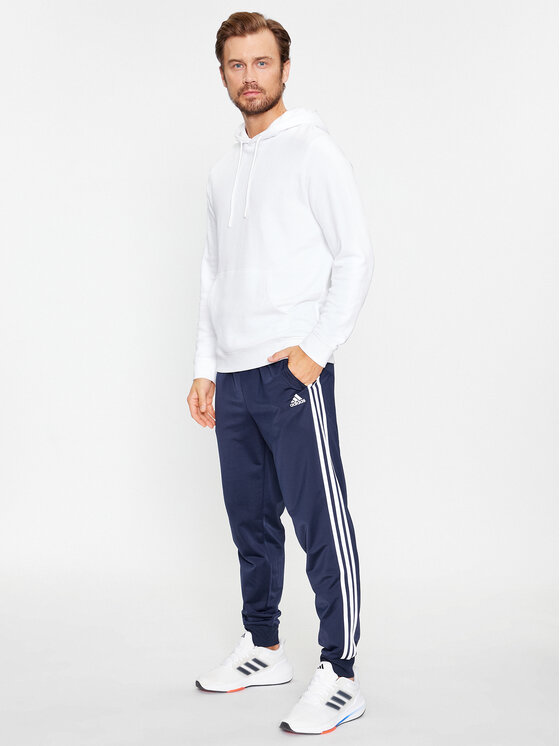 adidas adidas Teplákové nohavice Essentials Warm-Up 3-Stripes H46106 Tmavomodrá Regular Fit
