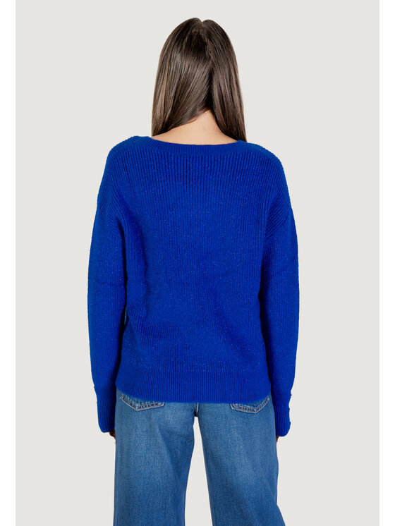 Morgan De Toi Morgan De Toi Maglione 252-MSTAR Blu Casual Fit