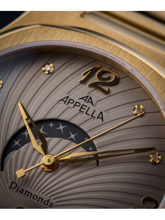 Appella Appella Zegarek L32006.1177QD Złoty