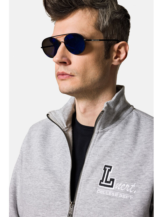 Lancerto Lancerto Bluza Virgil BL073222000006 Szary Regular Fit