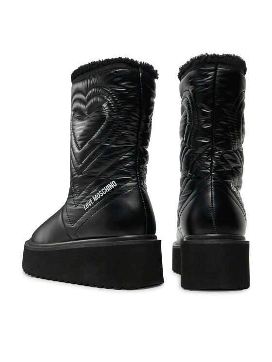 LOVE MOSCHINO LOVE MOSCHINO Čizme za snijeg JA24286L0LIN600A Crna