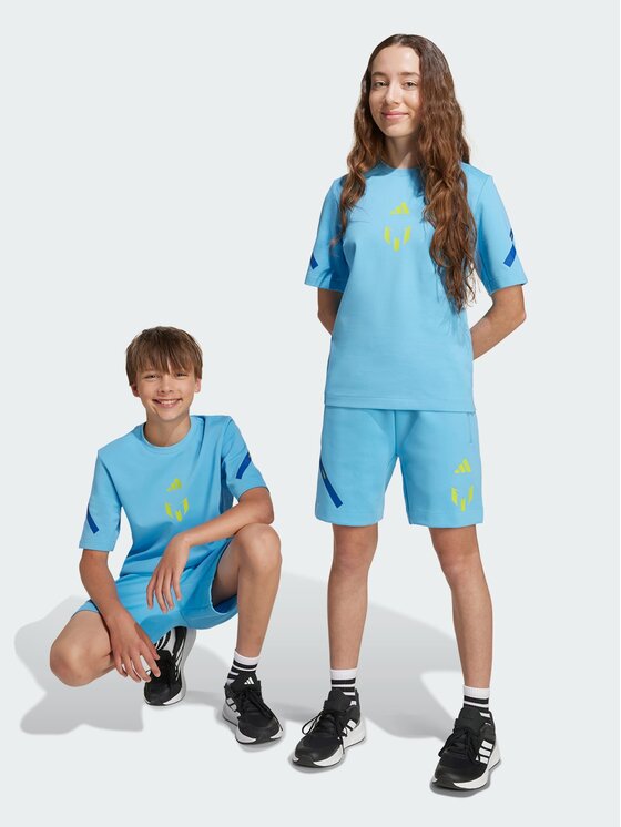 adidas adidas Szorty sportowe 155017 Błękitny Loose Fit