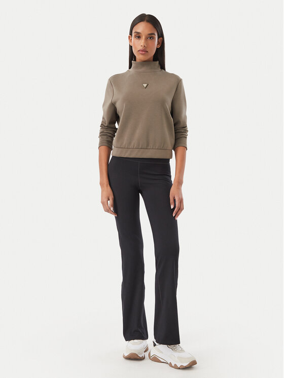 Guess Guess Bluza V4YQ05 KCAY2 Zielony ciemny Regular Fit