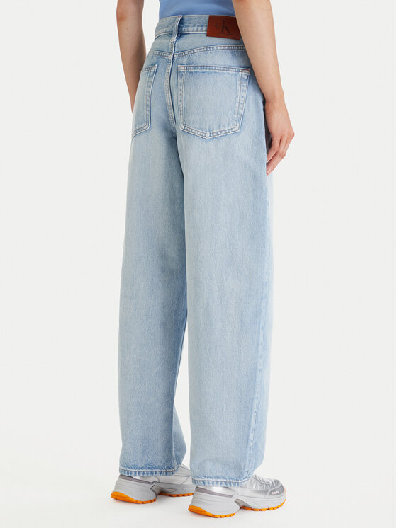 Calvin Klein Jeans Calvin Klein Jeans Blugi LV047F684G Albastru Barrel Fit