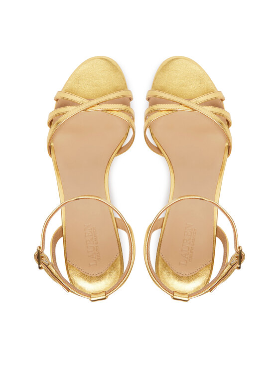 LAUREN RALPH LAUREN LAUREN RALPH LAUREN Sandály Kendyl 802P10398001 Zlatá