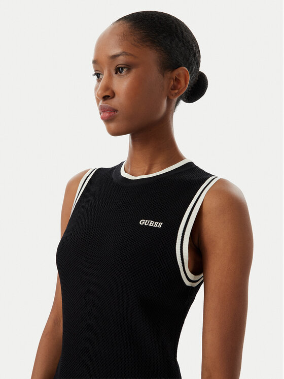 Guess Guess Трикотажна сукня V6GK04 Z0648 Чорний Regular Fit