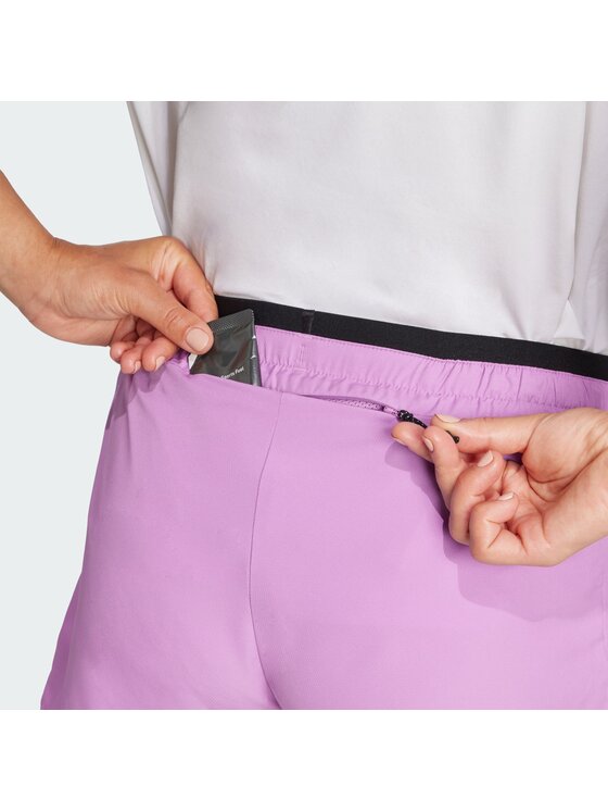 adidas adidas Szorty sportowe 144093 Fioletowy Regular Fit