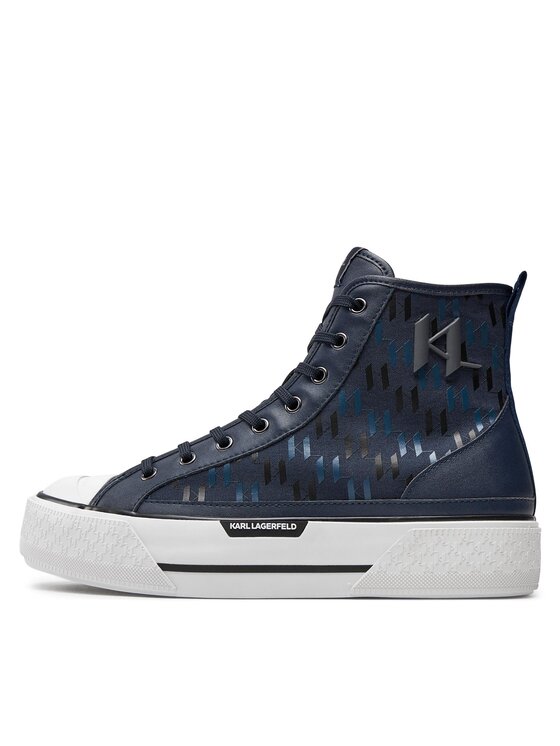 KARL LAGERFELD KARL LAGERFELD Modne superge KL50454 Mornarsko modra