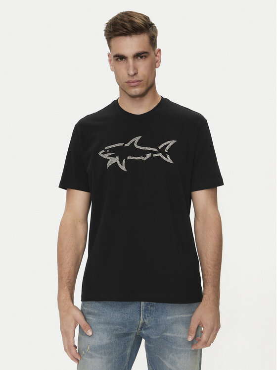 Paul&Shark T-krekls 14311653 Melns Regular Fit