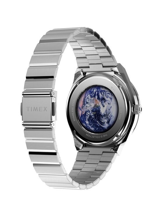 Timex Timex Zegarek TW2Y56700 Srebrny
